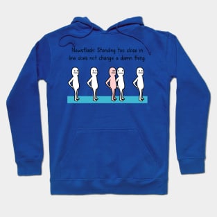 Queuing thicko Hoodie